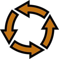 Rotation Vector Icon Design