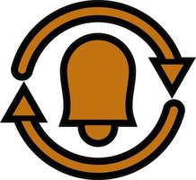 Alarm Repeat Vector Icon Design