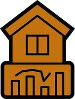 House Stats Vector Icon Design