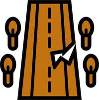 Road Crack Vector Icon Design