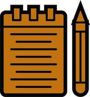 Notepad Vector Icon Design