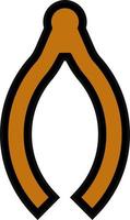 Wishbone Vector Icon Design