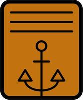 Anchor Text Vector Icon Design