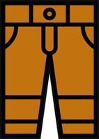 Firefighter Pants Vector Icon Design