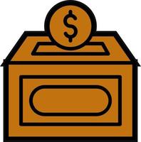 Donation Vector Icon Design