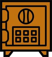 Safe Box Vector Icon Design