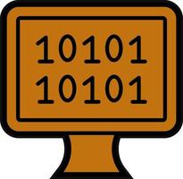 Binary Vector Icon Design