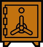 Safe Box Vector Icon Design