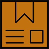 Delivery Box Vector Icon Design