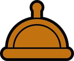 Food Tray Vector Icon Design
