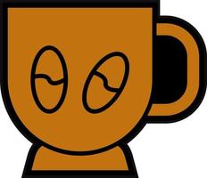 Coffee Cup Vector Icon Design