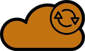 Data Synchronization Vector Icon Design