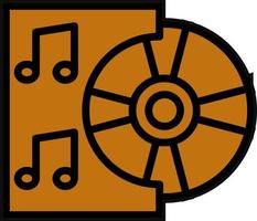 Music Album Vector Icon Design