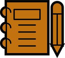 Notebook Vector Icon Design