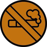 No Smoking Vector Icon Design