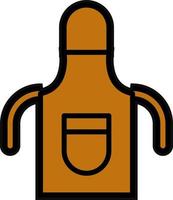 Apron Vector Icon Design