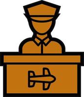 Security Control Vector Icon Design
