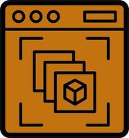 Depth Perception Vector Icon Design