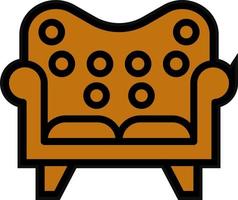 Sofa Vector Icon Design