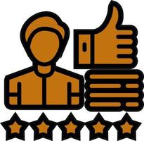 Customer Reviews Vector Icon Design