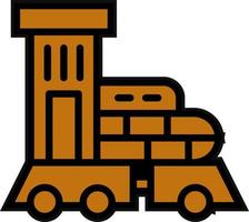 Locomotive Vector Icon Design