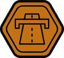 Motorway Vector Icon Design