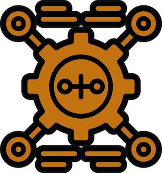 automatizar el diseño de iconos vectoriales vector