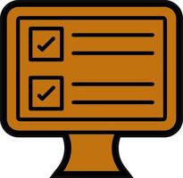 Online Survey Vector Icon Design