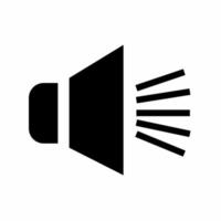 Loudspeaker icon vector simple illustration.