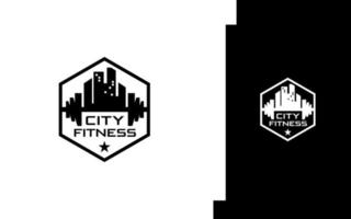 Fitness City modern logo vector