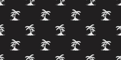 palm tree Seamless Pattern vector island isolated illustration tile background repeat wallpaper