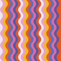 colorful rainbow wave geometry background pattern vector