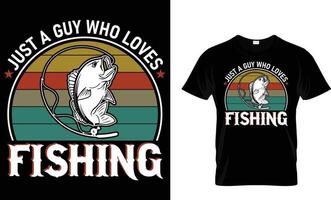pesca, tipografía, vector camiseta diseño