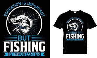 pesca, tipografía, vector camiseta diseño