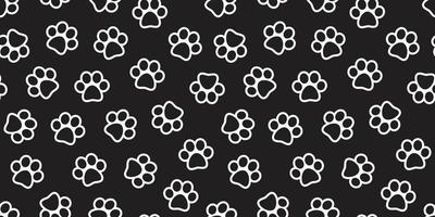 Dog Paw SeaDog Paw Seamless Pattern vector Cat paw footprint isolated wallpaper background blackmless Pattern vector Cat paw foot print isolated wallpaper