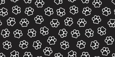 Dog Paw SeaDog Paw Seamless Pattern vector Cat paw footprint isolated wallpaper background blackmless Pattern vector Cat paw foot print isolated wallpaper