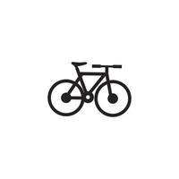 conjunto icono bicicleta. vector ilustración