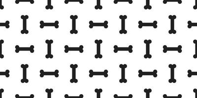 bone seamless pattern dog bone isolated vector wallpaper background white