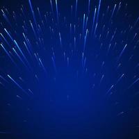 Sci-fi abstract background. Stars in dynamic on blue background. Vector illustration