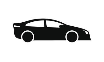 coche icono aislado en blanco antecedentes vector