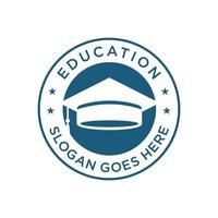 Education logo design vector illustration