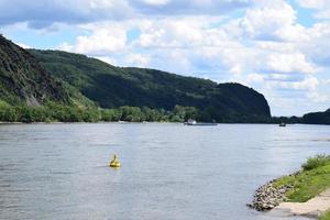 Rhine with Ships in a Distance photo