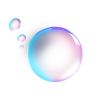 flerfärgad tvål bubblor png