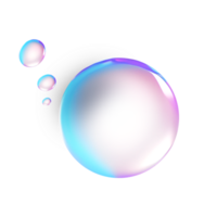 veelkleurig zeep bubbels png