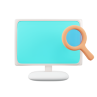 3d icon minimal searching png