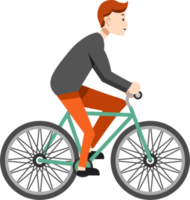 Bicycle riding png graphic clipart design