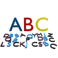 ABC letters sign png