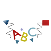 ABC Briefe 3d Symbol png