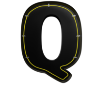 brief q 3d icoon png