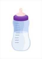 baby drinking pacifier vector